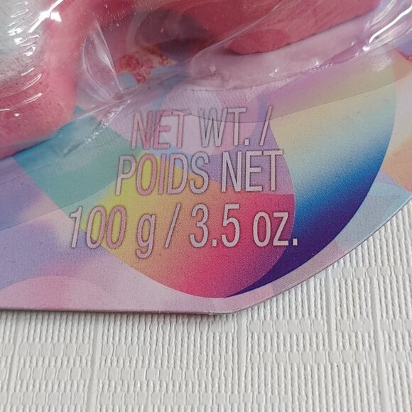 BODY RAVES Vanilla Scented Bath Bomb RAINBOW BATH BOMB BNIP - Picture 2 of 3